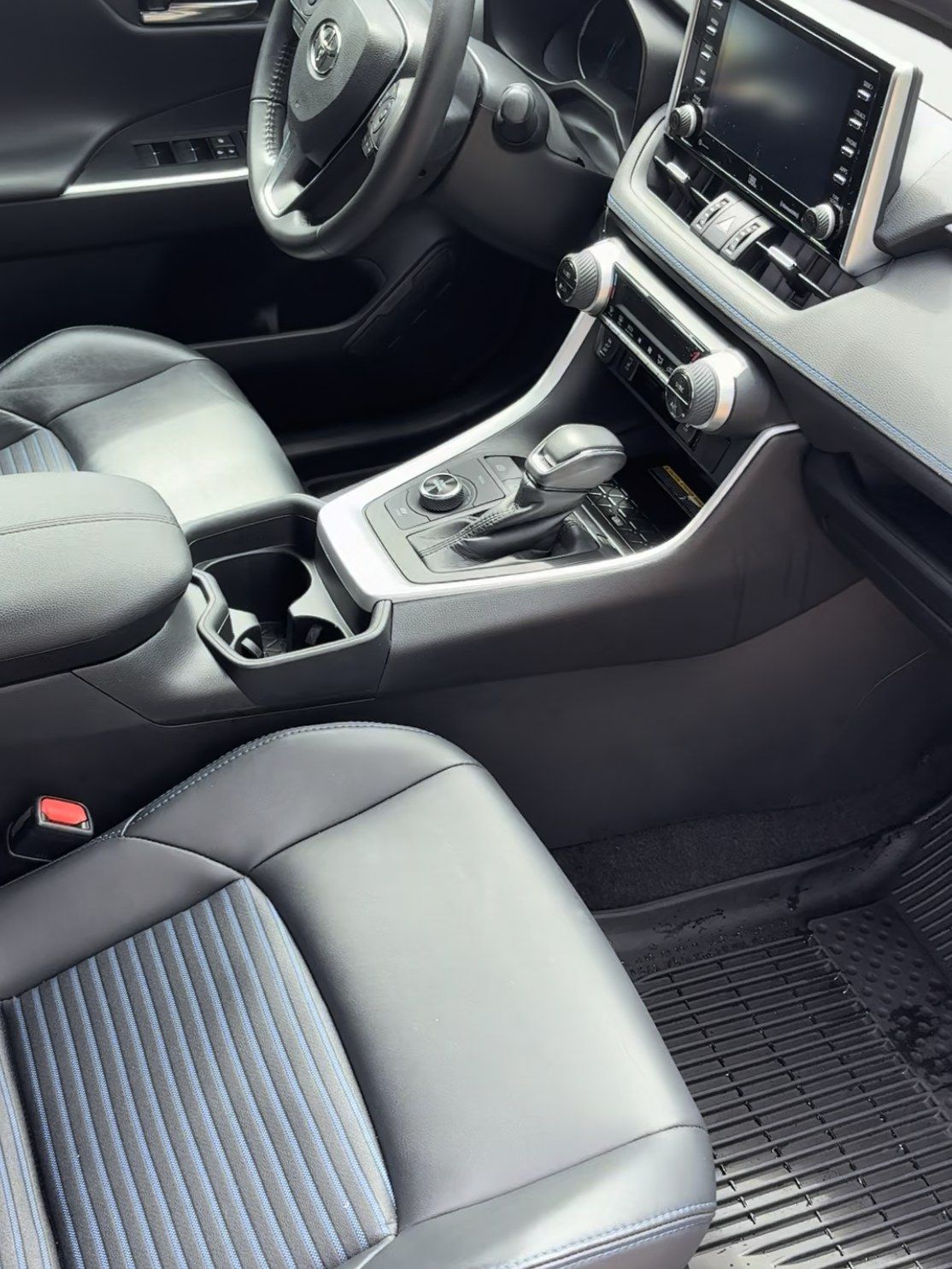 Toyota RAV4 interior, after