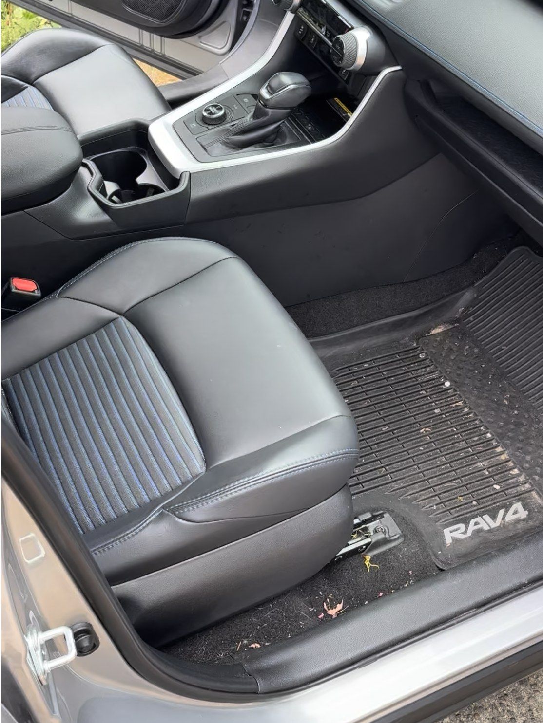 Toyota RAV4 interior, before